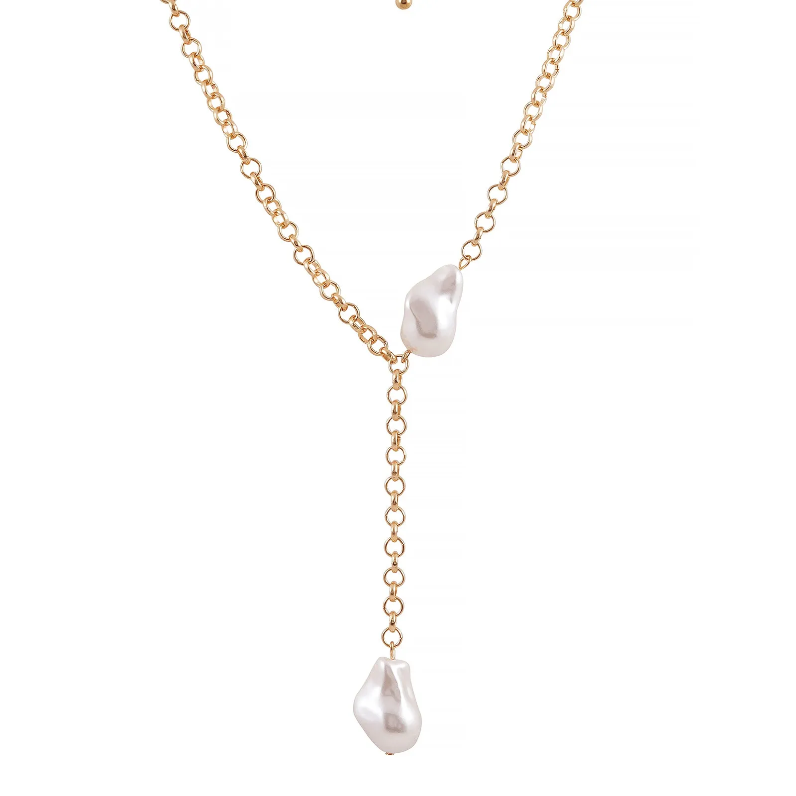 Morgana Pearl Gold Necklace