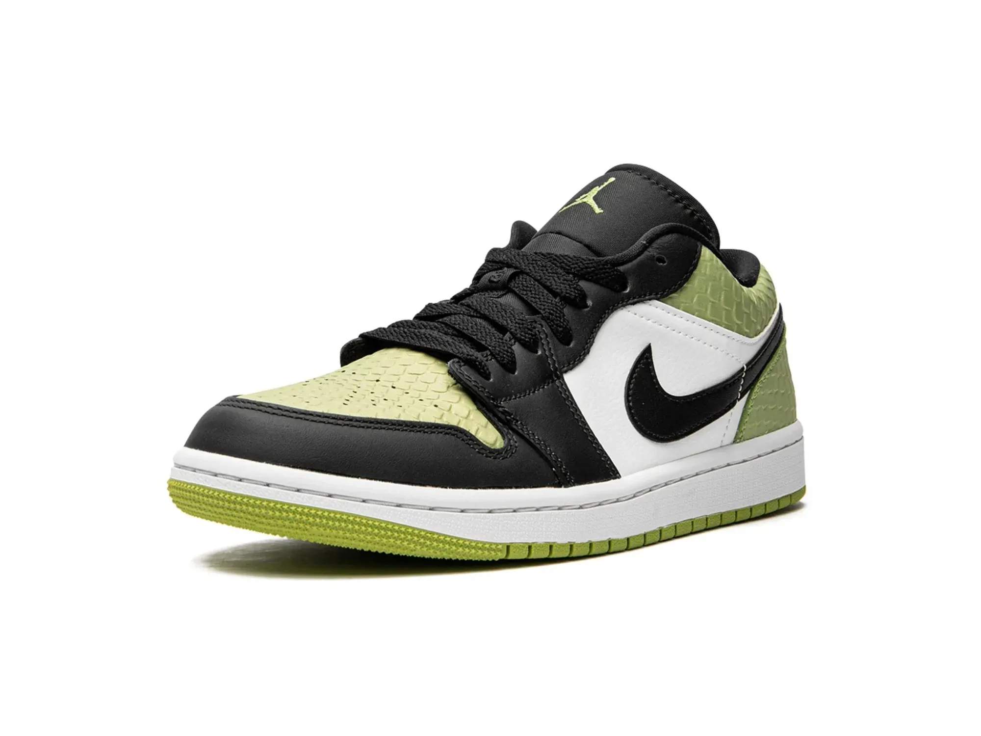 Nike Air Jordan 1 Low "Vivid Green Snakeskin"