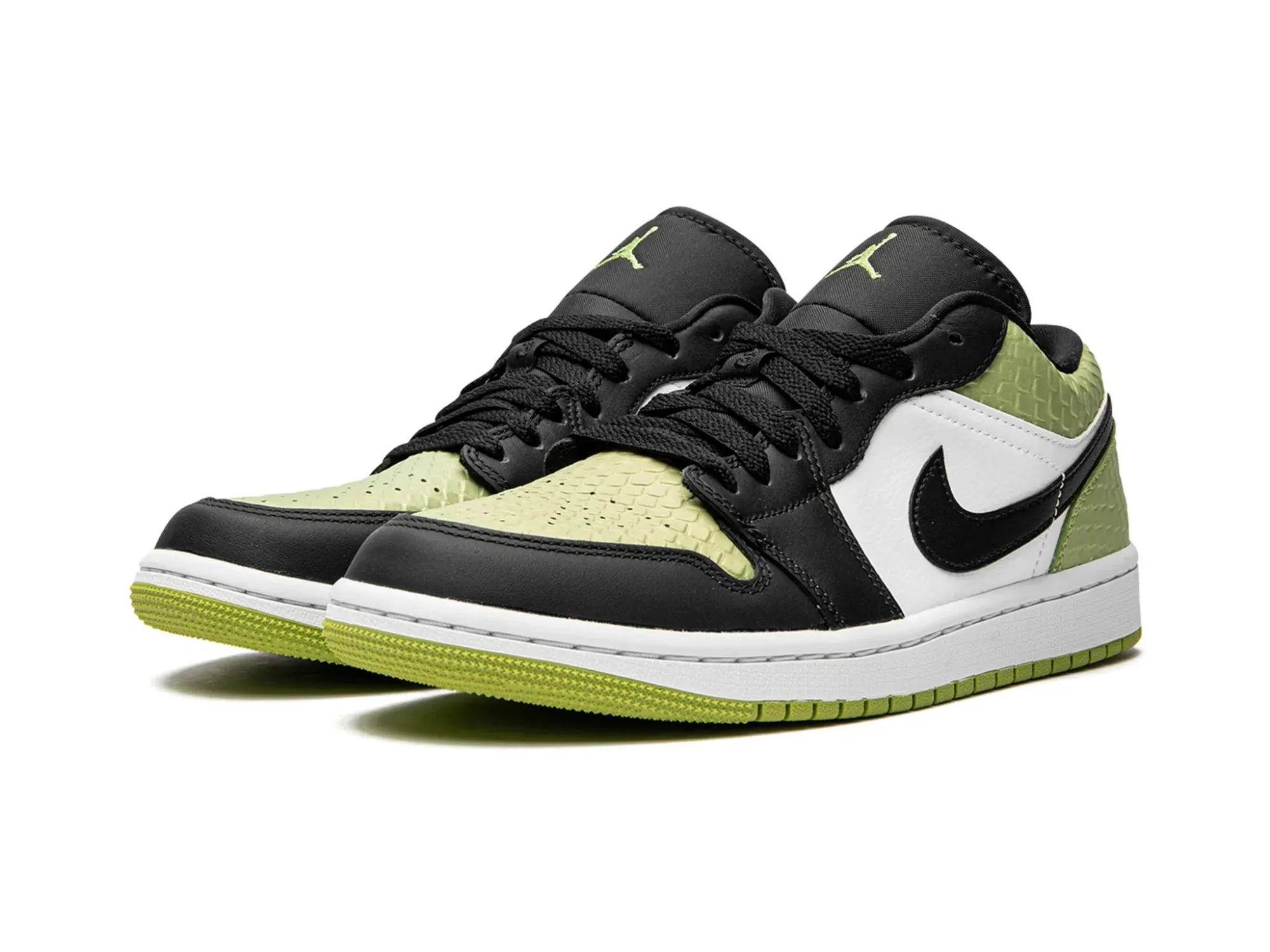 Nike Air Jordan 1 Low "Vivid Green Snakeskin"