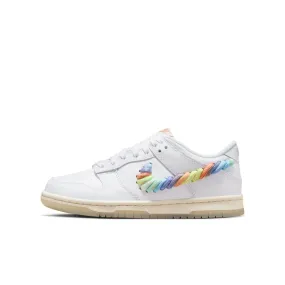 Nike Dunk Low SE "Rainbow Swoosh" Grade School - Kids