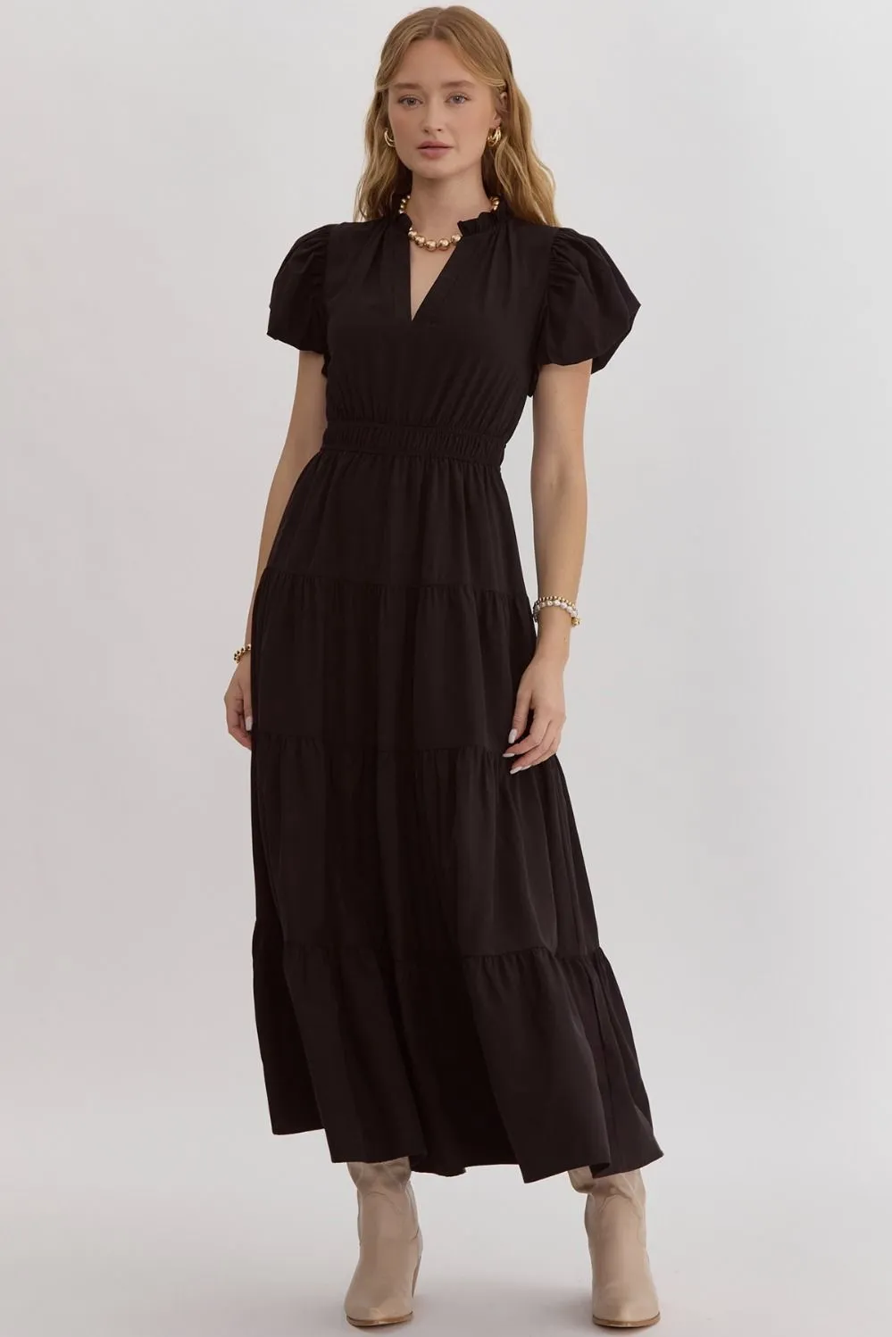 'Once More' Dress - Black