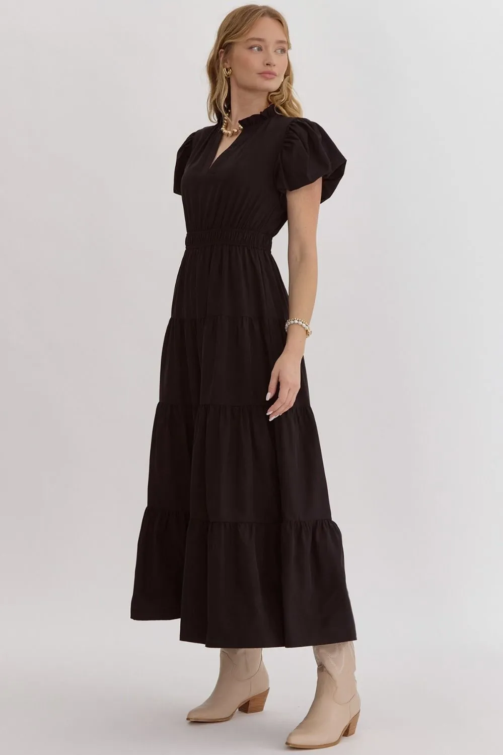 'Once More' Dress - Black