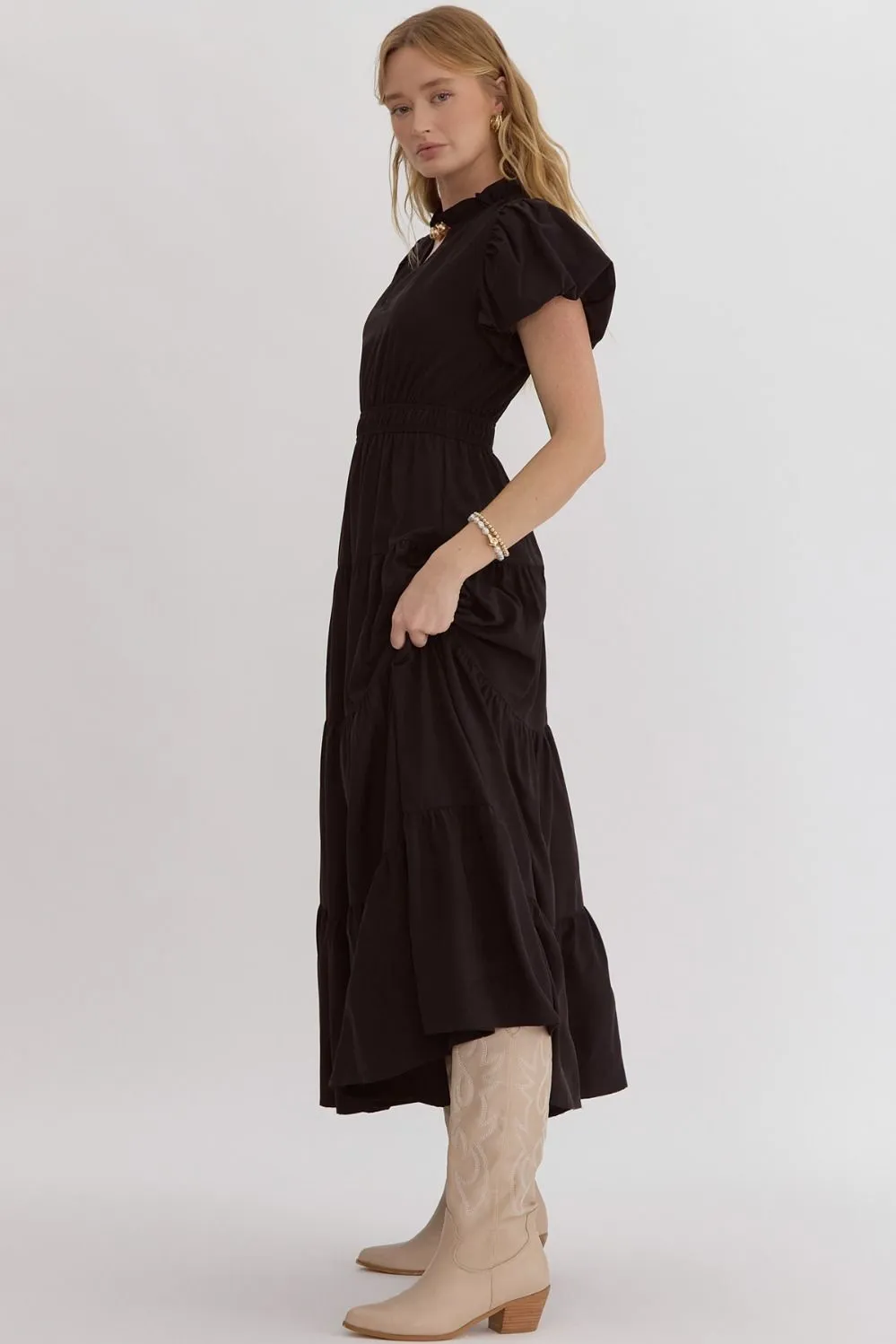 'Once More' Dress - Black