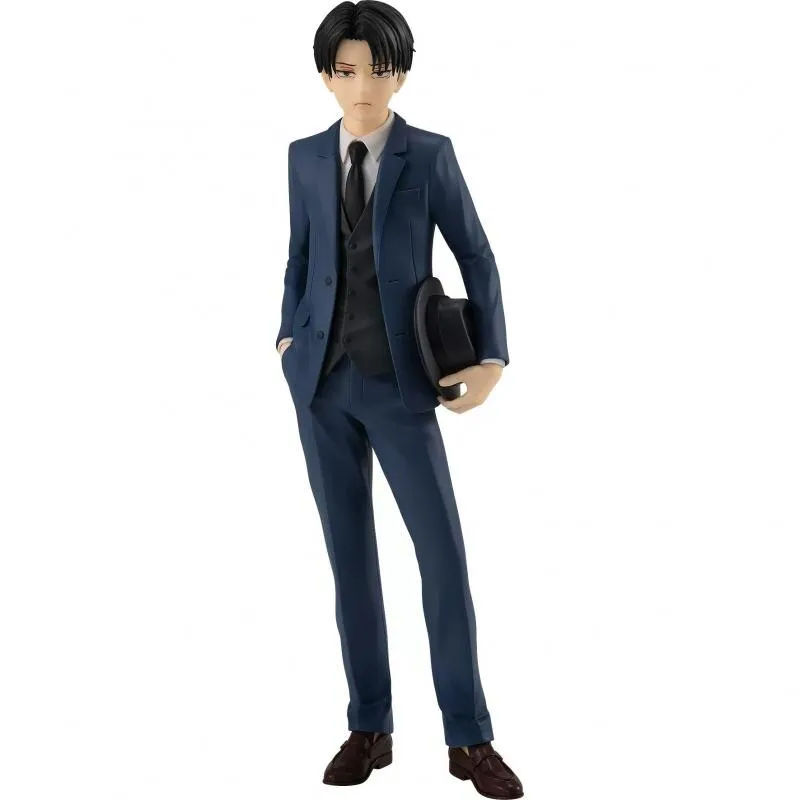 Original Good Smile Company Attack On Titan Levi Ackerman Uniform Version Pop Up Parade Collectible Anime Figure