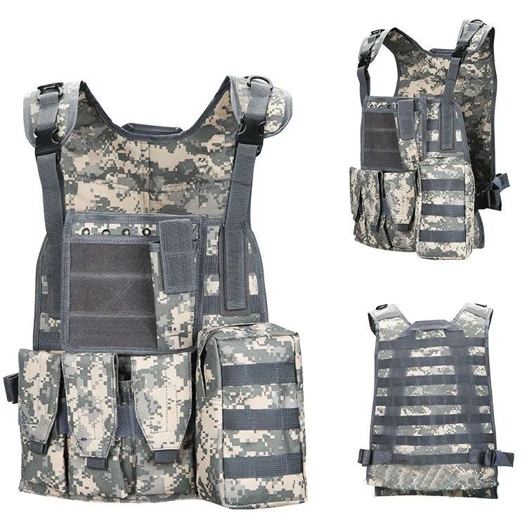 Outdoor Camo Amphibious  Module Multifunctional Vest