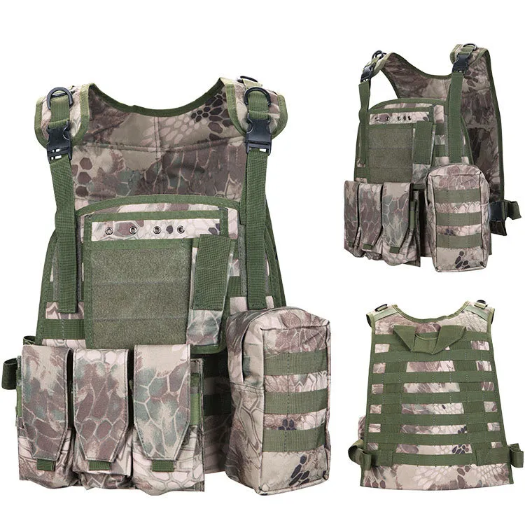 Outdoor Camo Amphibious  Module Multifunctional Vest