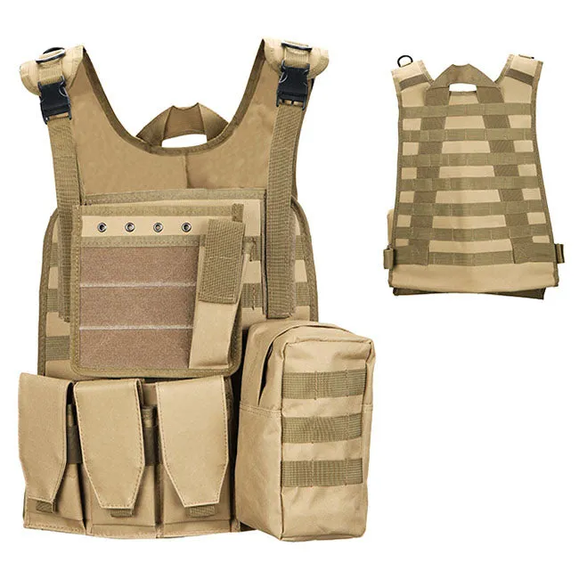 Outdoor Camo Amphibious  Module Multifunctional Vest