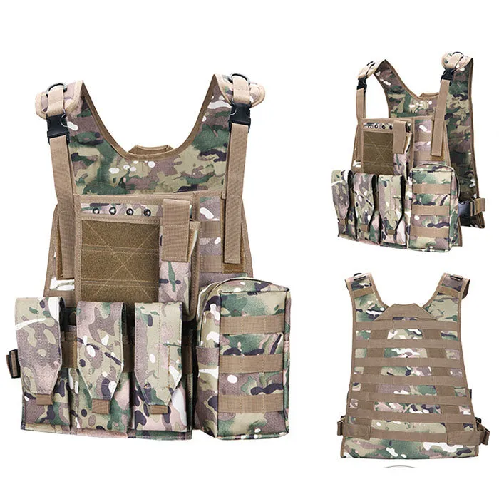 Outdoor Camo Amphibious  Module Multifunctional Vest