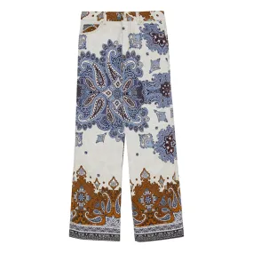 Pantaloni Liu-Jo Cropped Vita Alta Multicolor