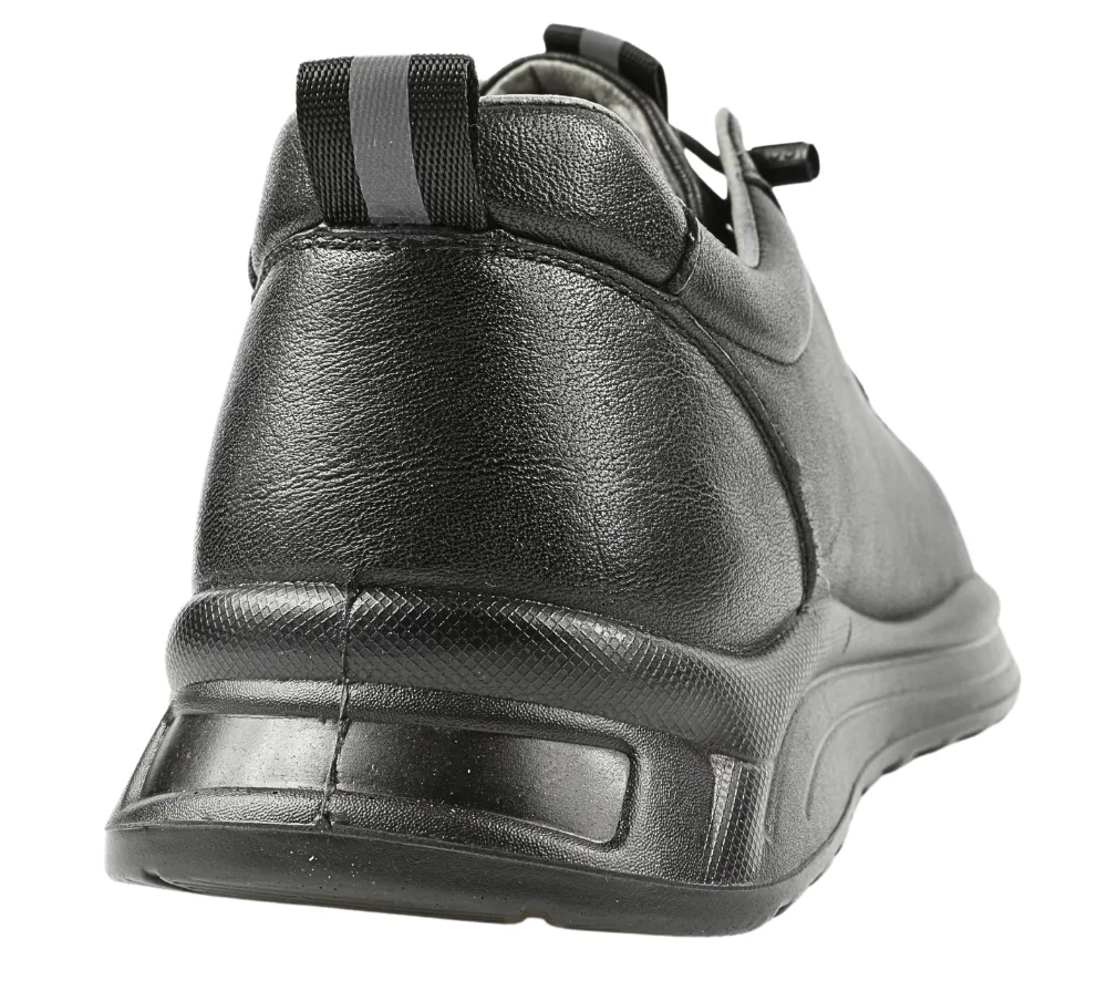 Pantofi sport, barbati, MELS, 102100 negru, piele naturala