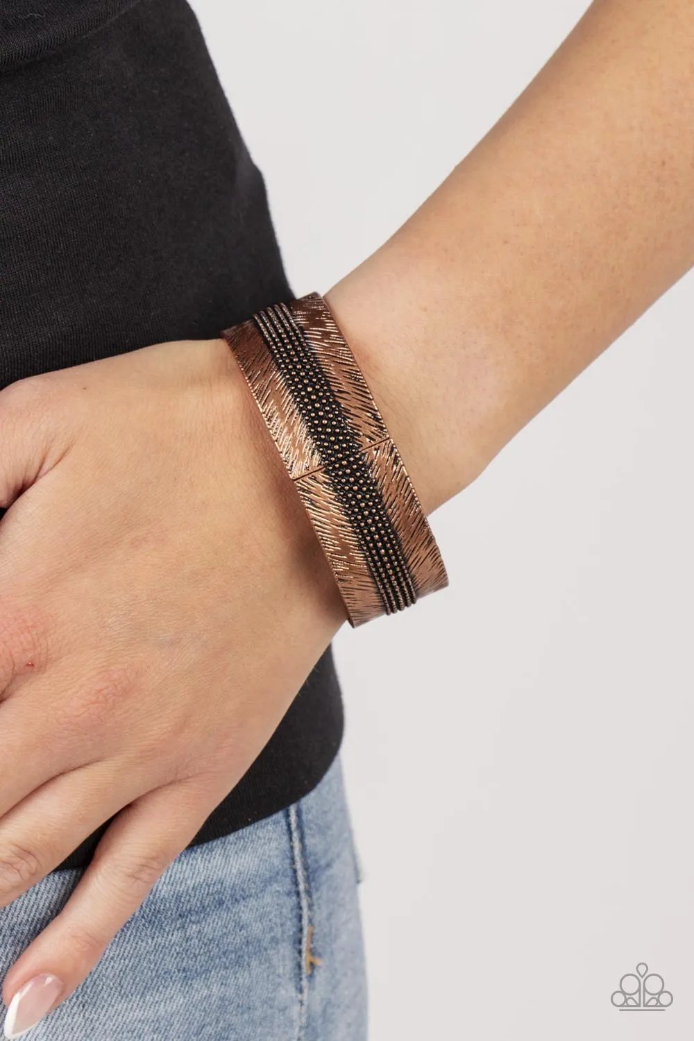 Paparazzi Rancho Refinement - Copper Hinge Bracelet