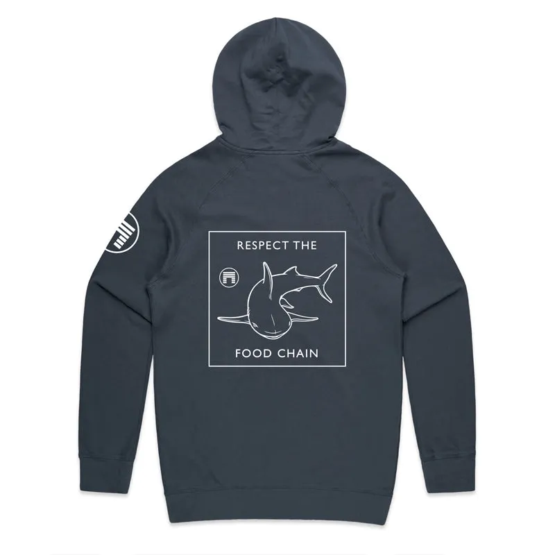 PREMIUM RESPECT HOODED SWEATSHIRT W/ MITCH'S SURF SHOP