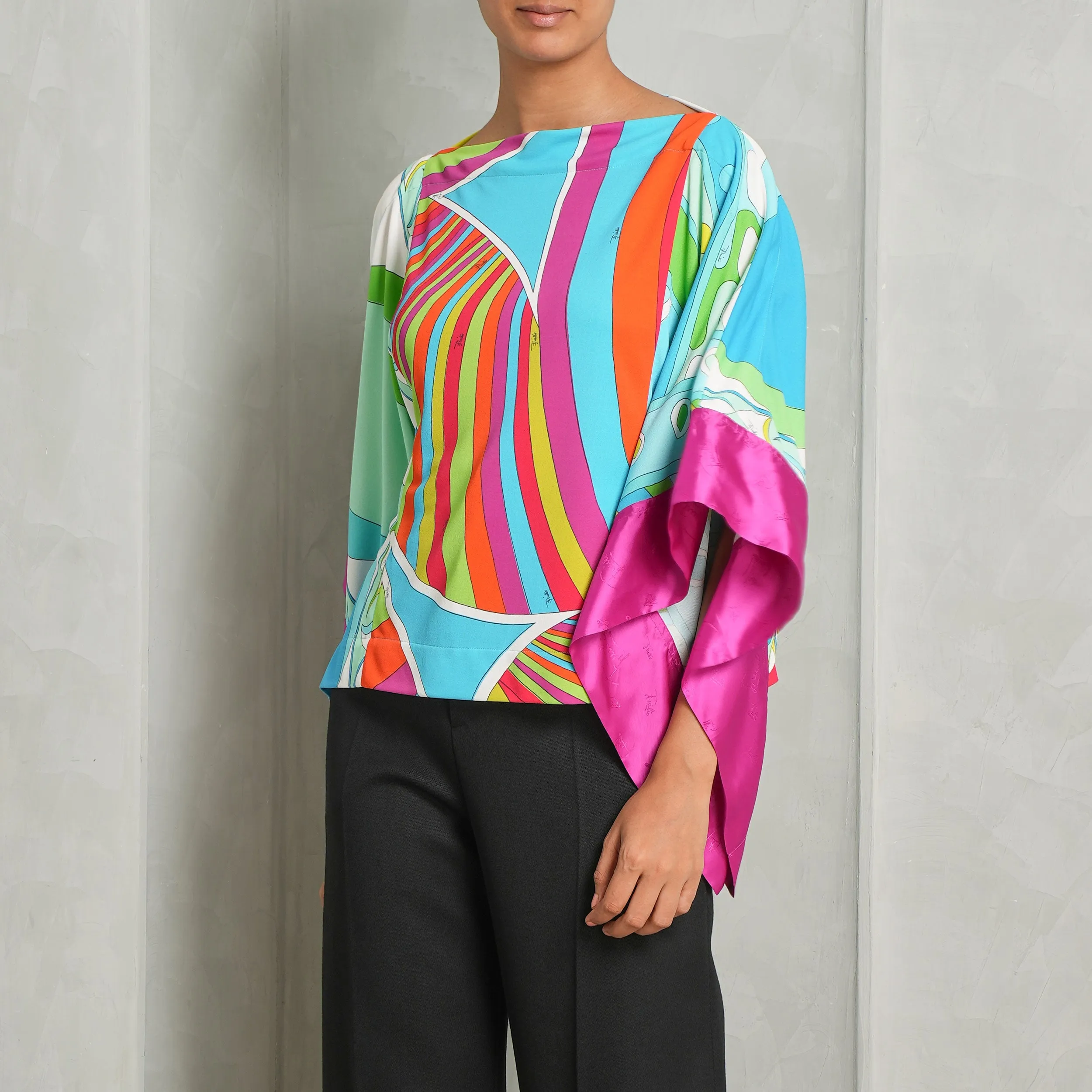 Printed Kaftan Top