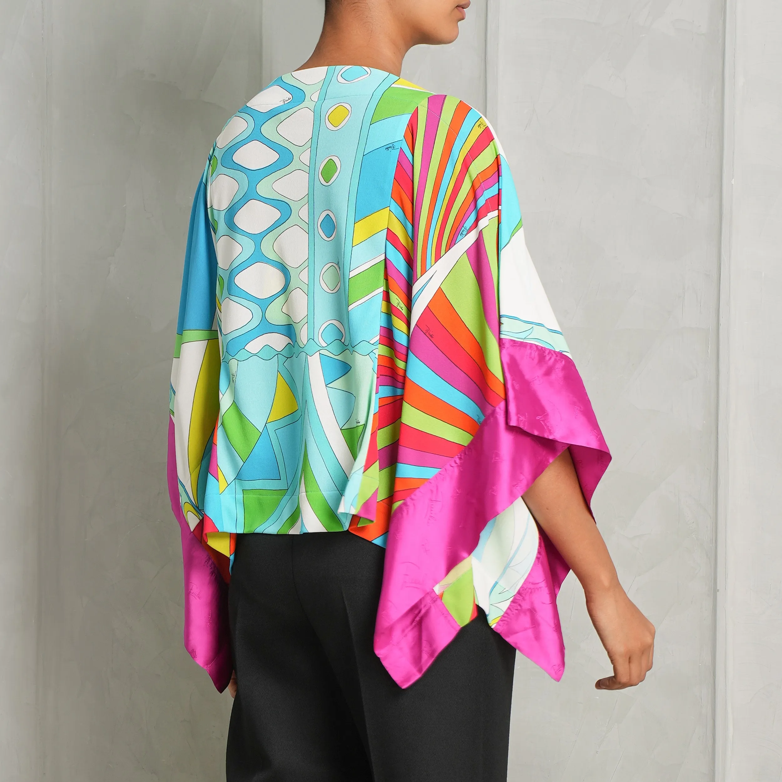 Printed Kaftan Top