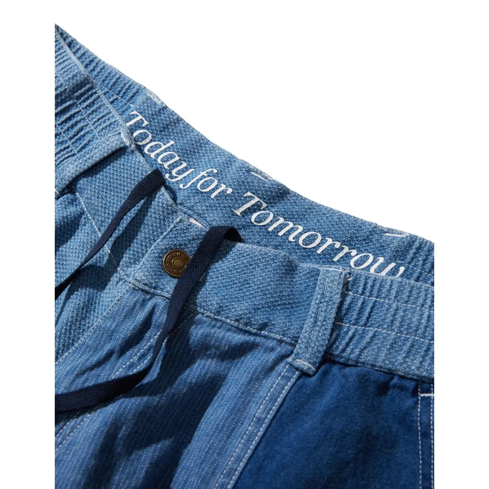 PUBLISH PBYPB CONTRUSTION PATCH WIDE SHORTS-DENIM