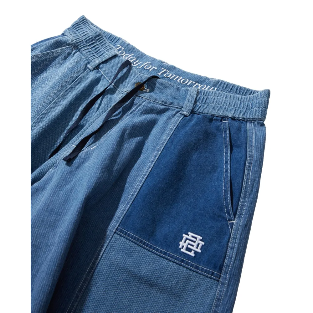 PUBLISH PBYPB CONTRUSTION PATCH WIDE SHORTS-DENIM