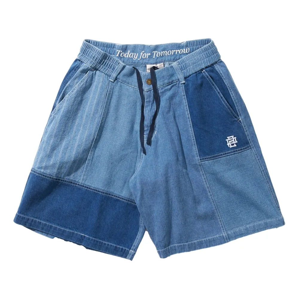 PUBLISH PBYPB CONTRUSTION PATCH WIDE SHORTS-DENIM