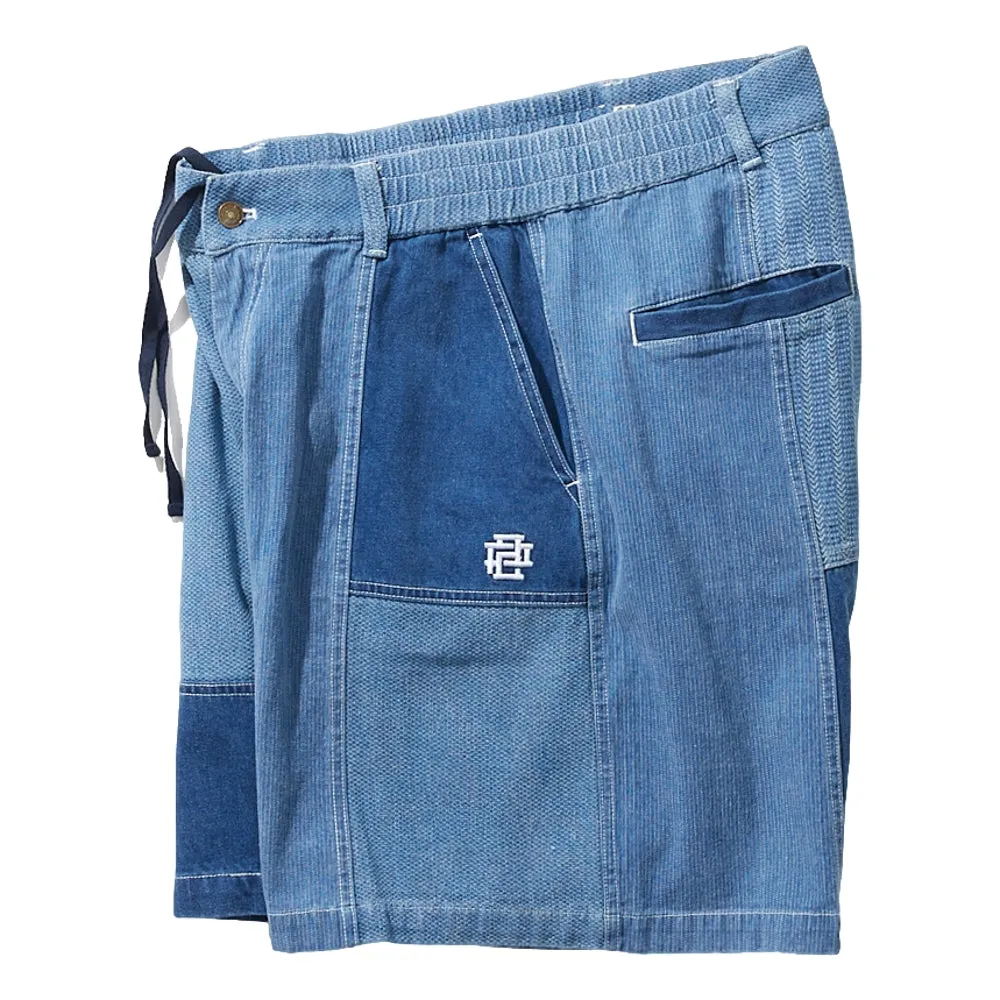 PUBLISH PBYPB CONTRUSTION PATCH WIDE SHORTS-DENIM