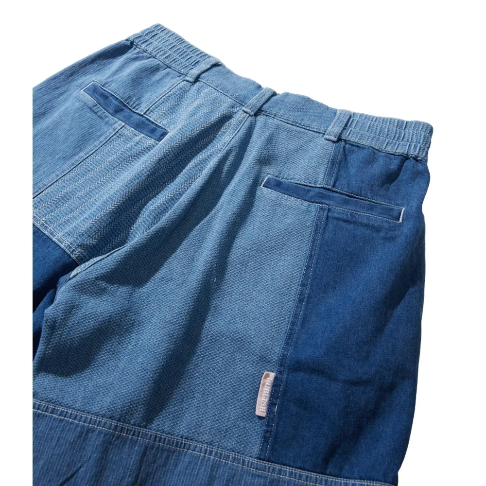 PUBLISH PBYPB CONTRUSTION PATCH WIDE SHORTS-DENIM