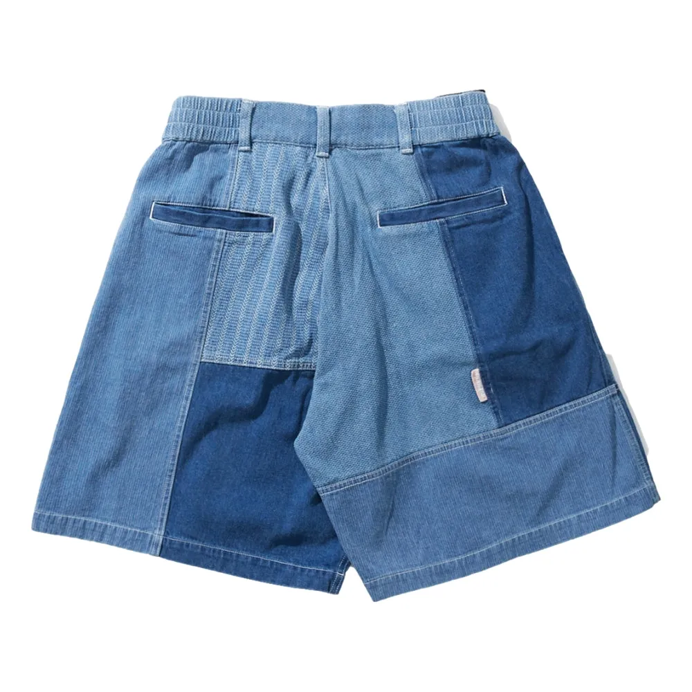 PUBLISH PBYPB CONTRUSTION PATCH WIDE SHORTS-DENIM