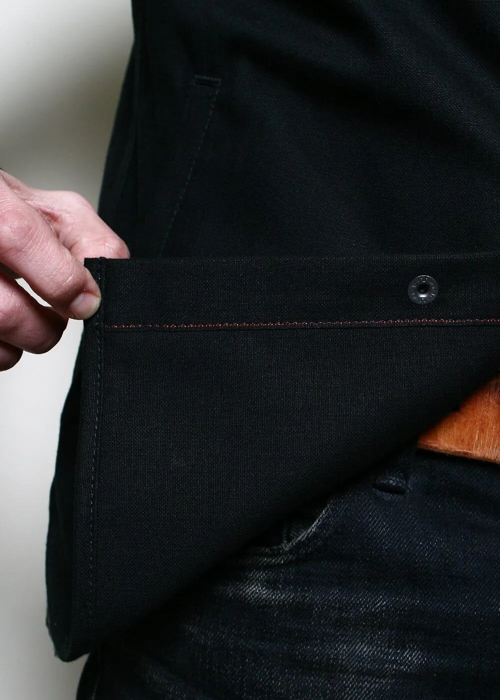 Rogue Territory - Service Shirt Black Canvas Selvedge