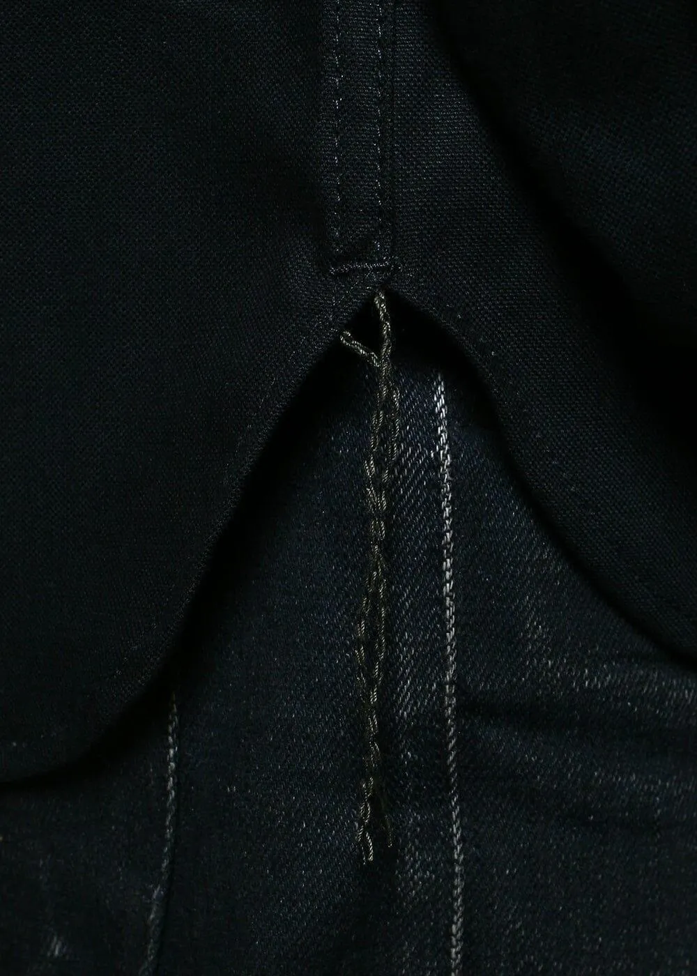 Rogue Territory - Service Shirt Black Canvas Selvedge