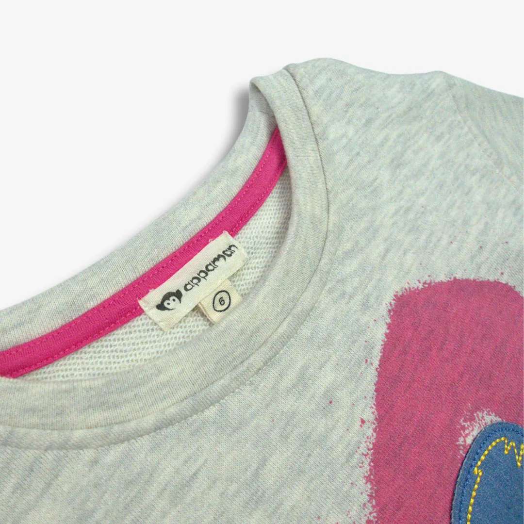 Ruby Sweatshirt | Applique Heart