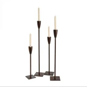 Rustic Iron Candle Holders