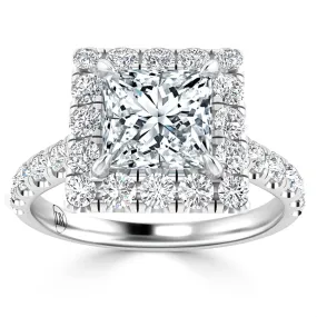 Sadie - 18ct White Gold - Princess