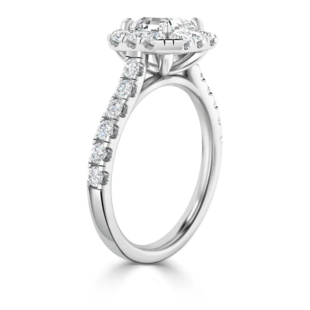 Sadie - Platinum - Asscher