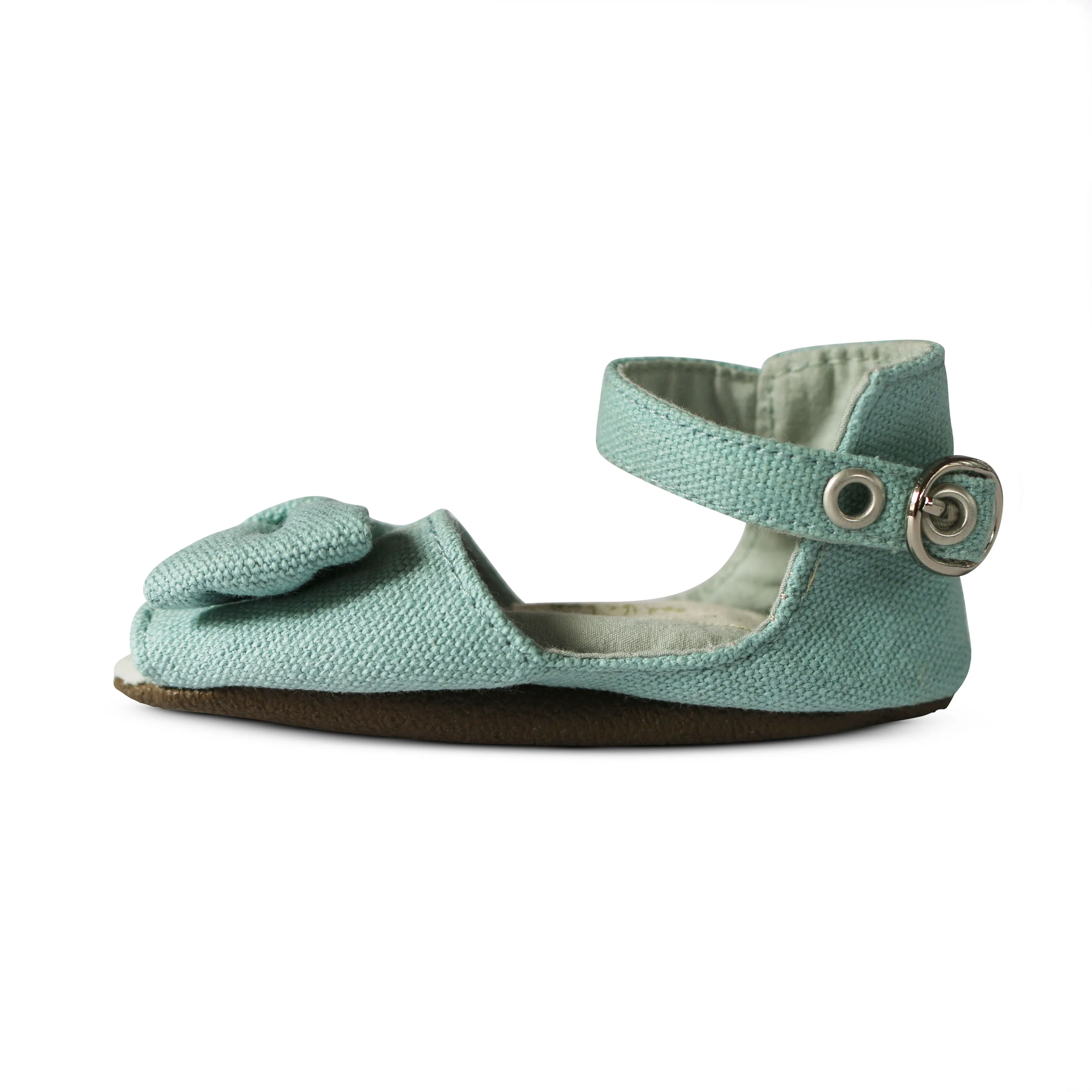 Seafoam Peep Toe Soft Sole Shoes