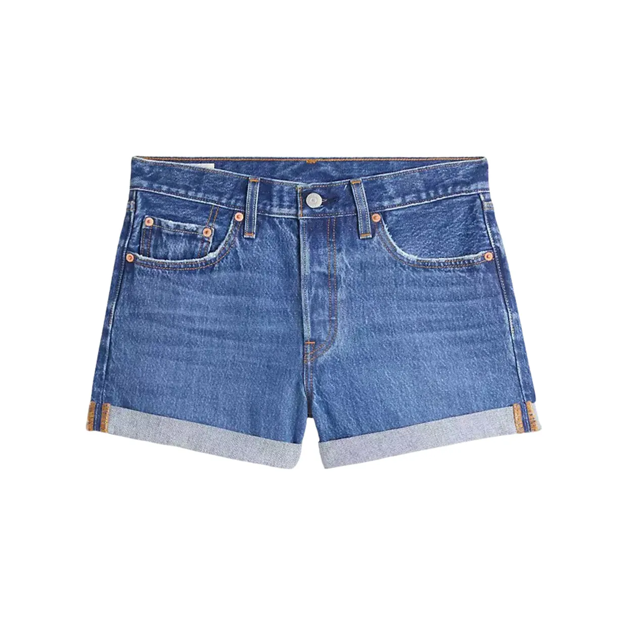 Shorts Levi's 501 Risvolto Blu