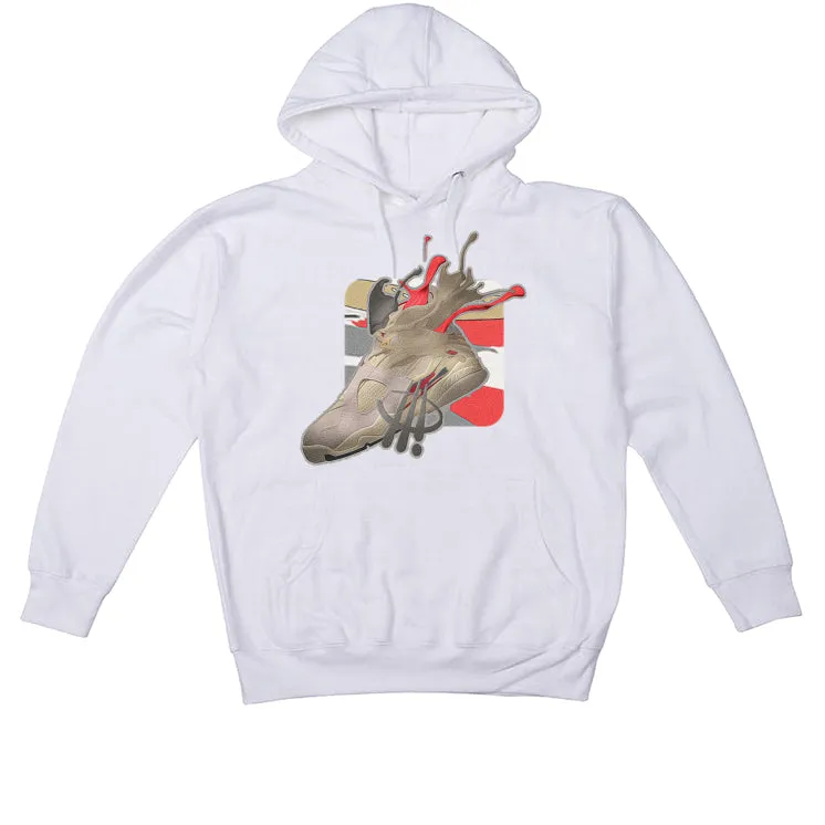 SoleFly x Air Jordan 8 Mi Casa Es Su Casa | illcurrency White T-Shirt (SPLASH)