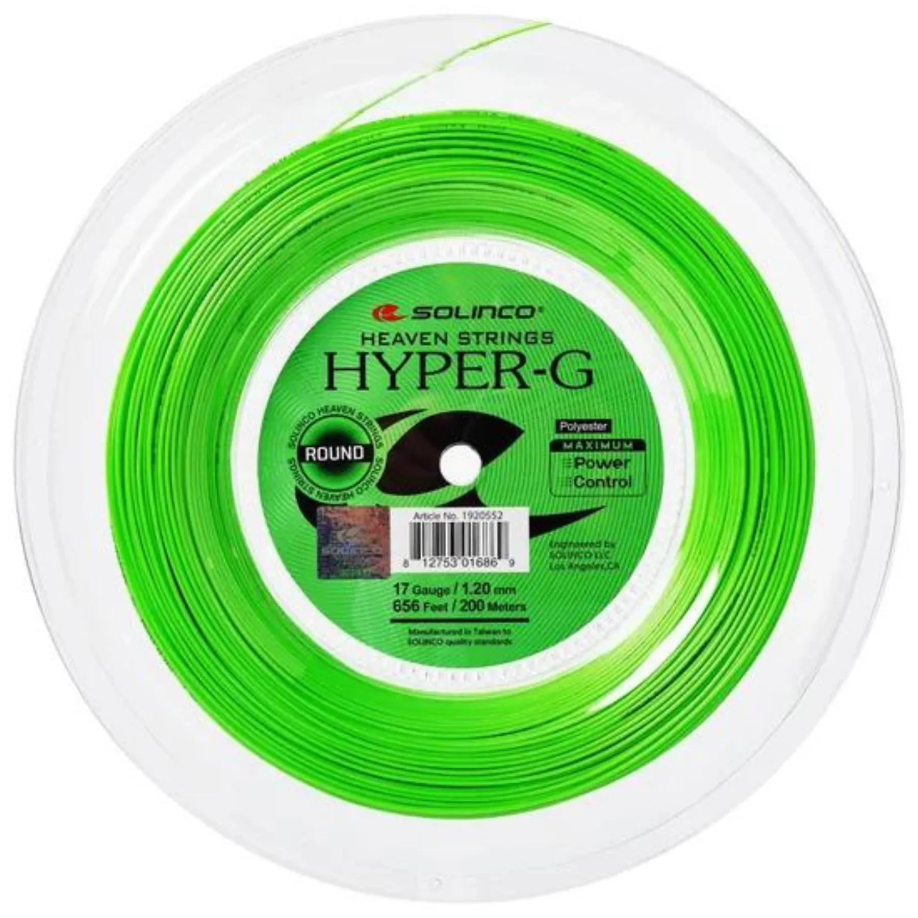 Solinco Hyper-G Round Reel - 17/1.20