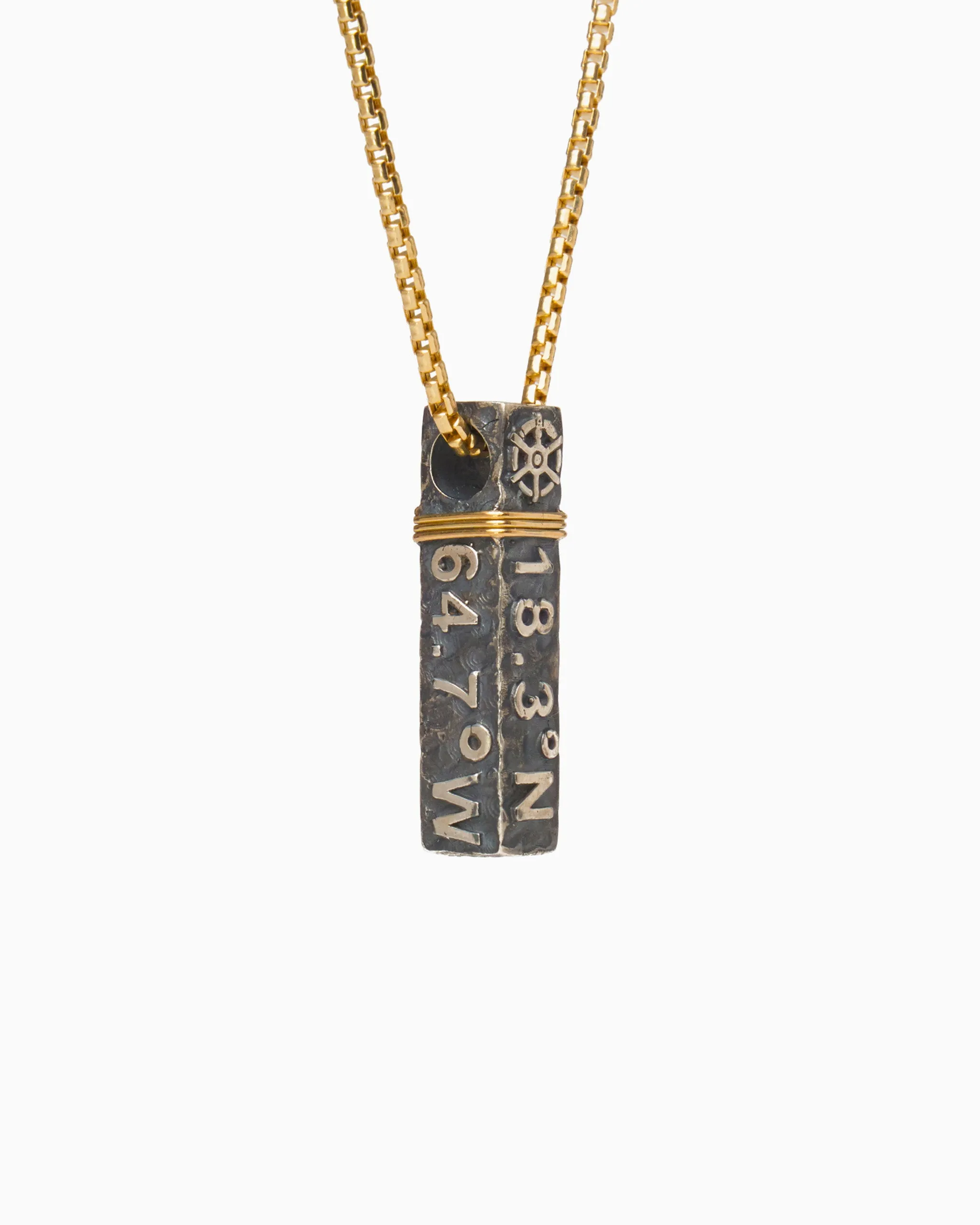 St. John Coordinates Pendant with Pirate Texture