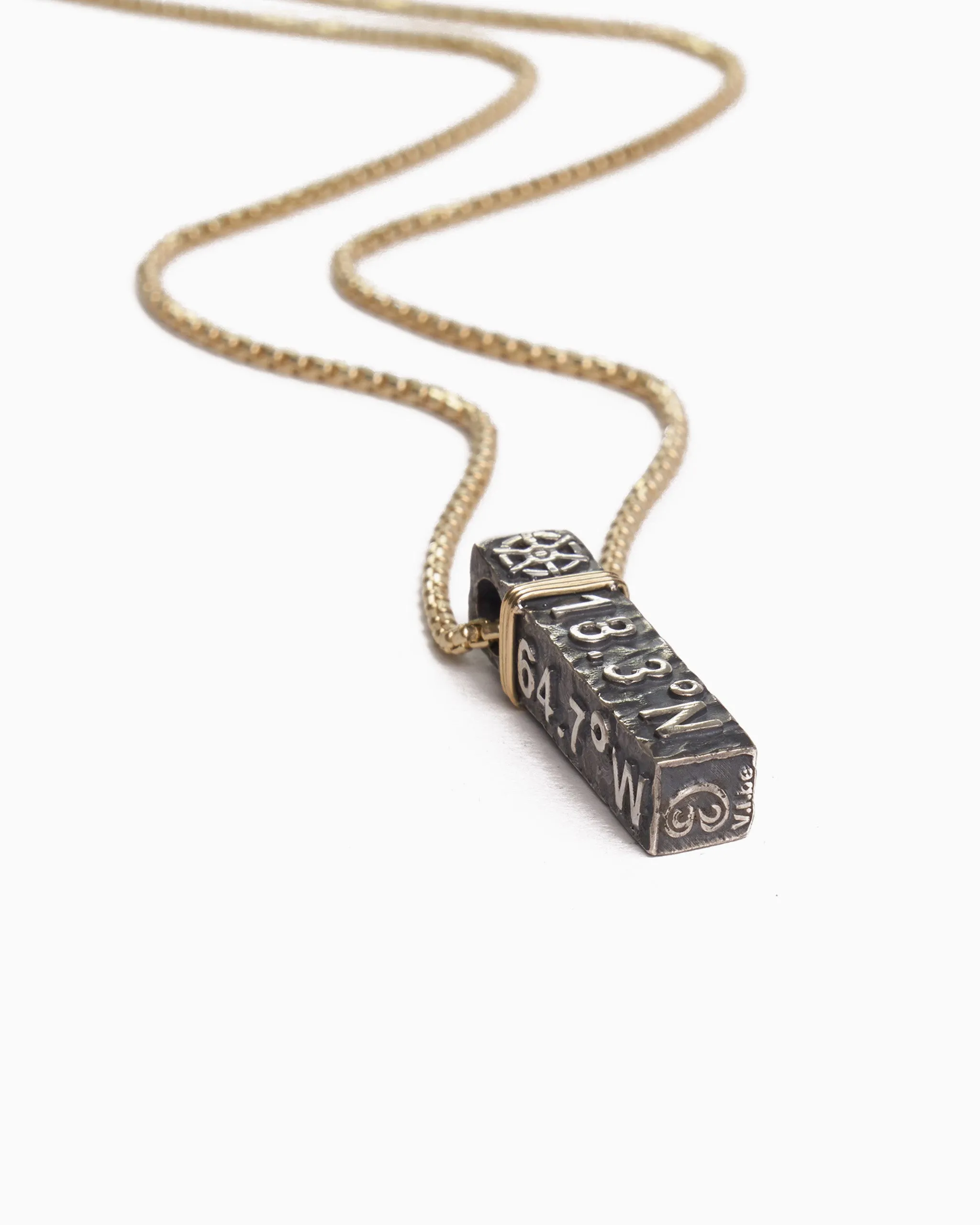 St. John Coordinates Pendant with Pirate Texture