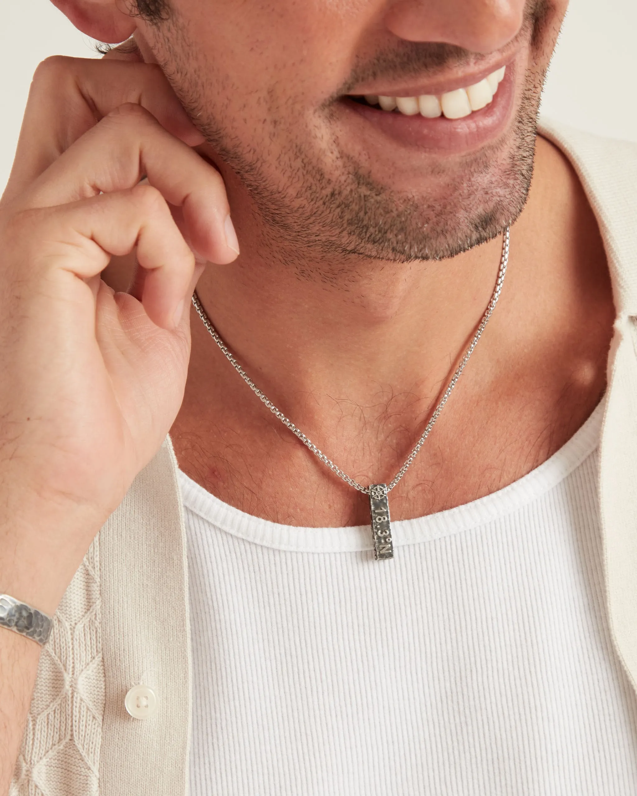 St. John Coordinates Pendant with Pirate Texture