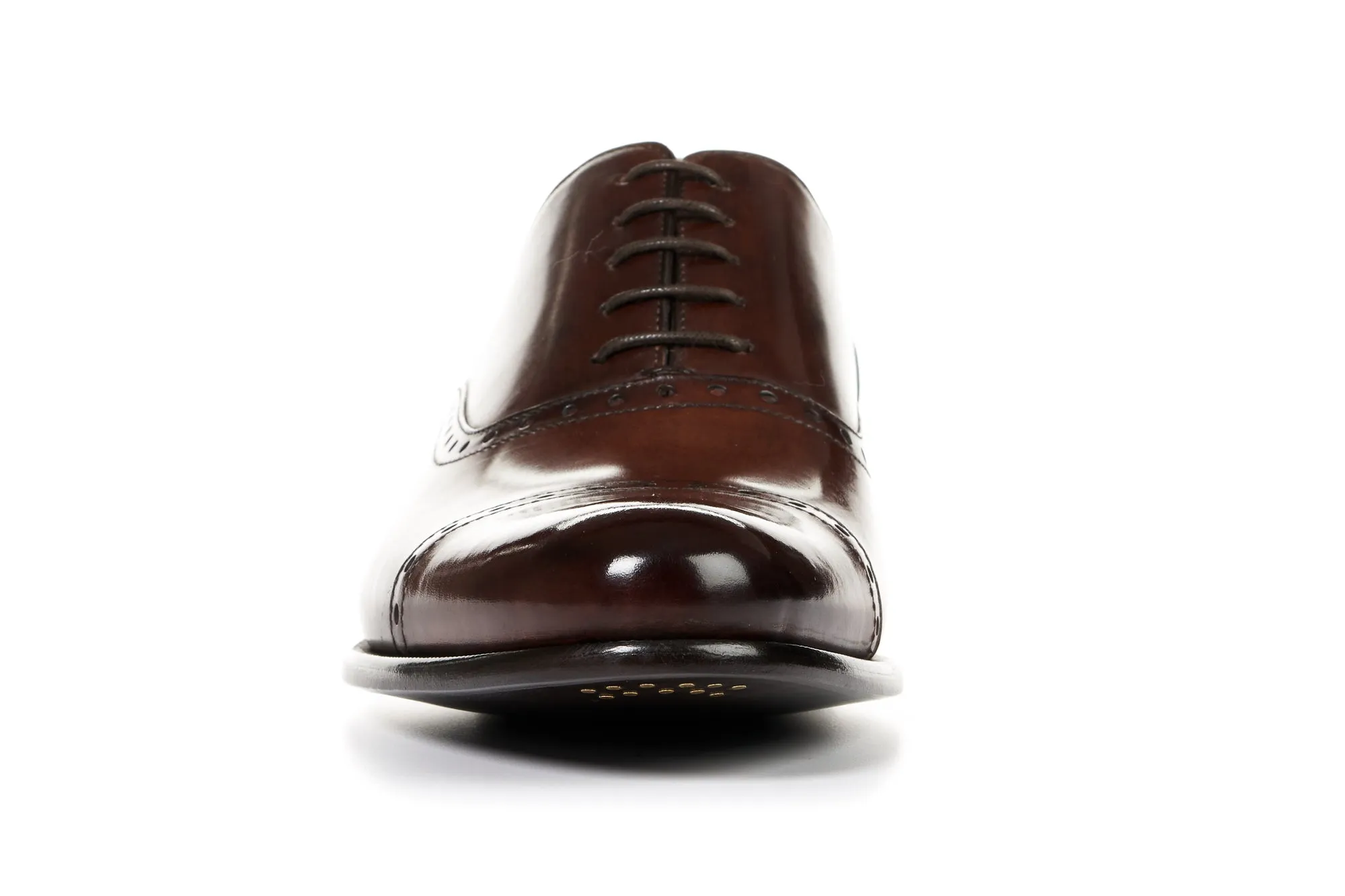 The Brando Semi-Brogue Oxford - Marrone