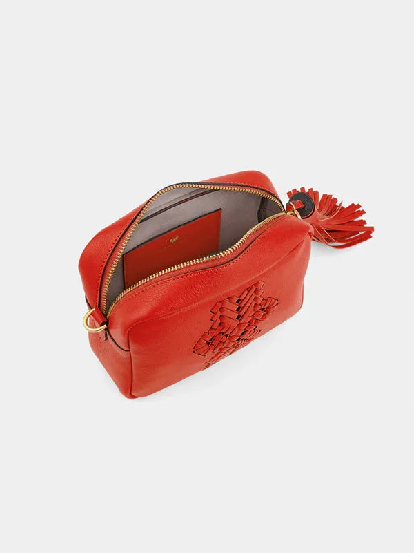 The Neeson Cross Body in Flame Red