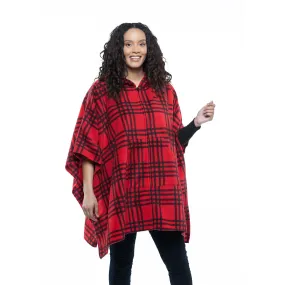 Tiana Hooded Full Zip Fleece Poncho