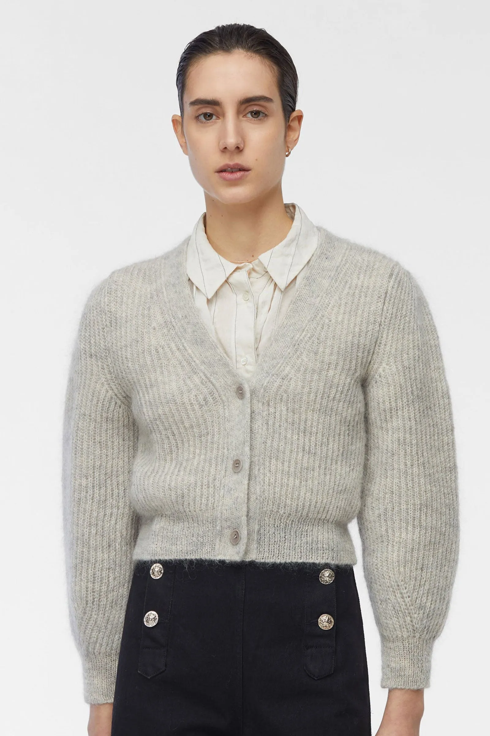 Whitney Mohair-Blended Cardigan